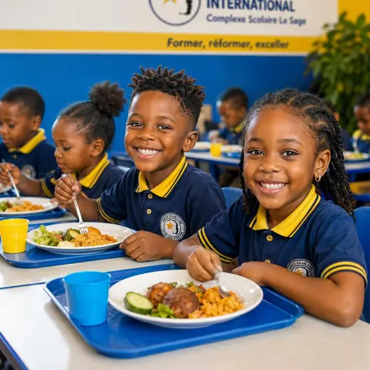 Repas à la cantine