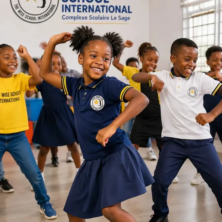 Répétition de danse dans la cour