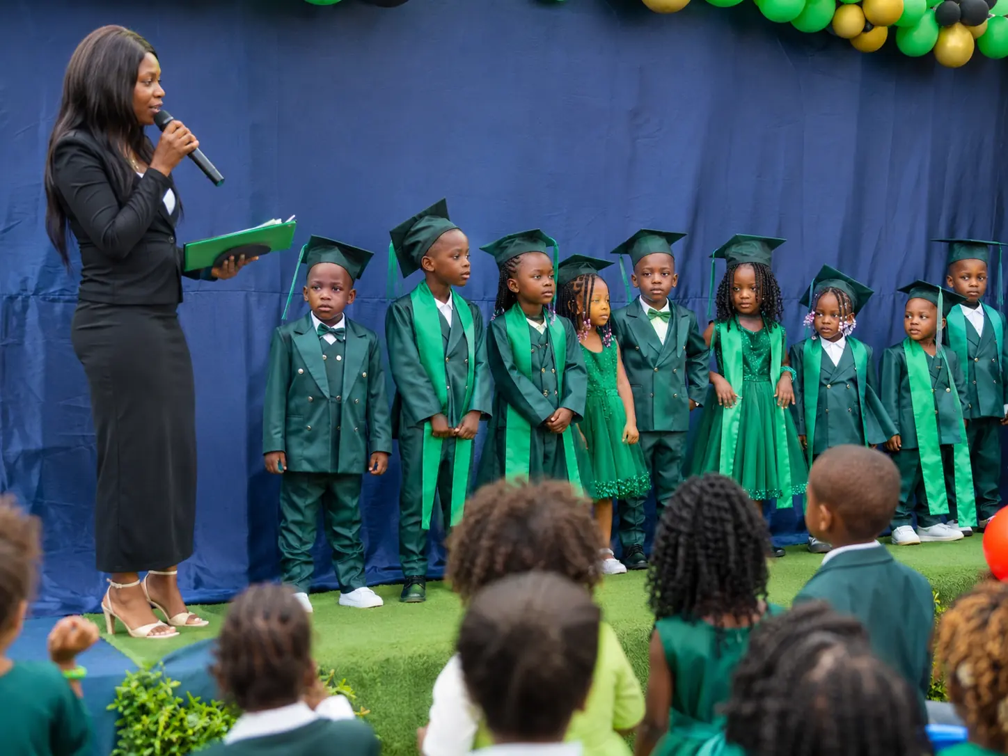 La remise des diplômes de fin de maternelle